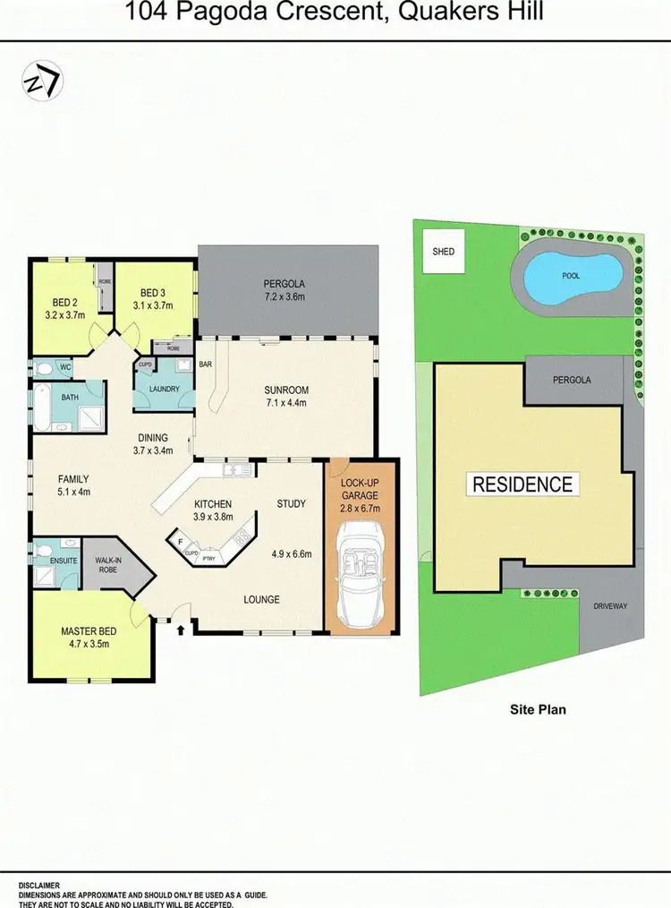 Floorplan of Homely house listing, 104 Pagoda Crescent, Quakers Hill NSW 2763
