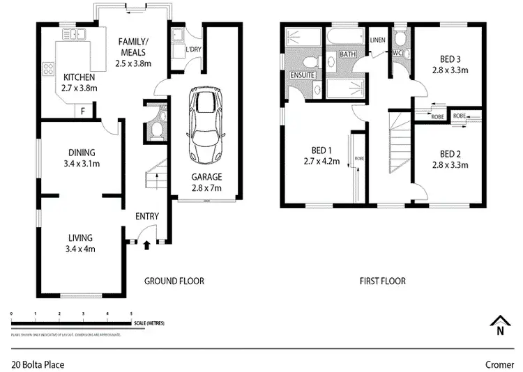 Floorplan of Homely house listing, 20 Bolta Place, Cromer NSW 2099