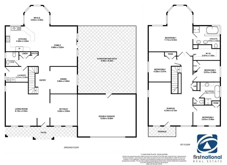 Floorplan of Homely house listing, 7 Lakeview Place, Glen Alpine NSW 2560