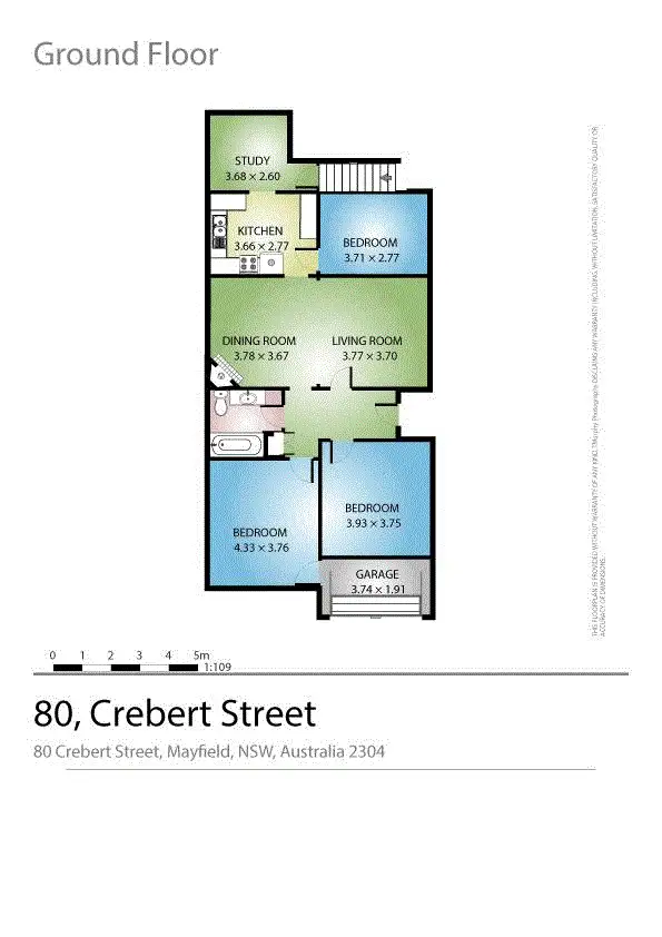 Floorplan of Homely house listing, 80 Crebert Street, Mayfield NSW 2304