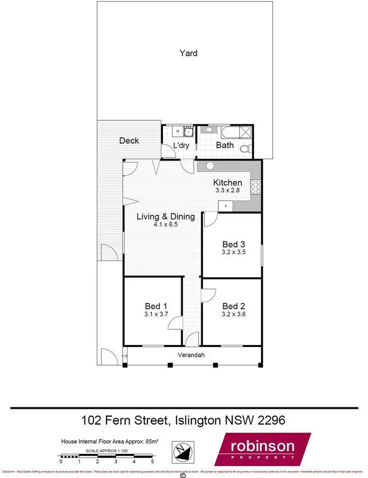 Floorplan of Homely house listing, 102 Fern Street, Islington NSW 2296