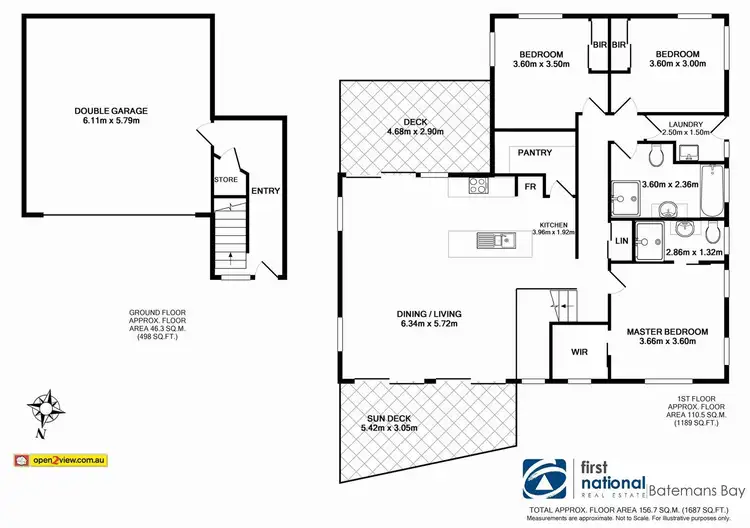 Floorplan of Homely house listing, 8 Litchfield Crescent, Long Beach NSW 2536