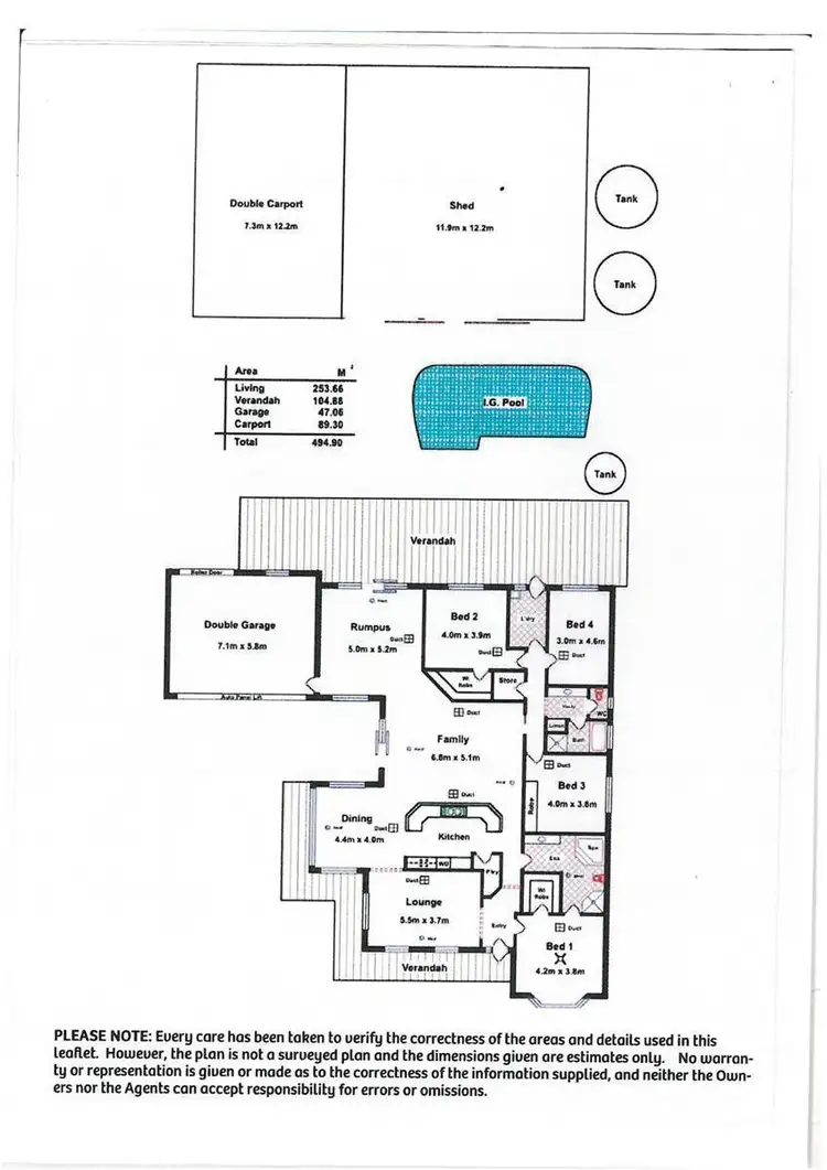 Floorplan of Homely house listing, 462 Nelson Road, Gulfview Heights SA 5096