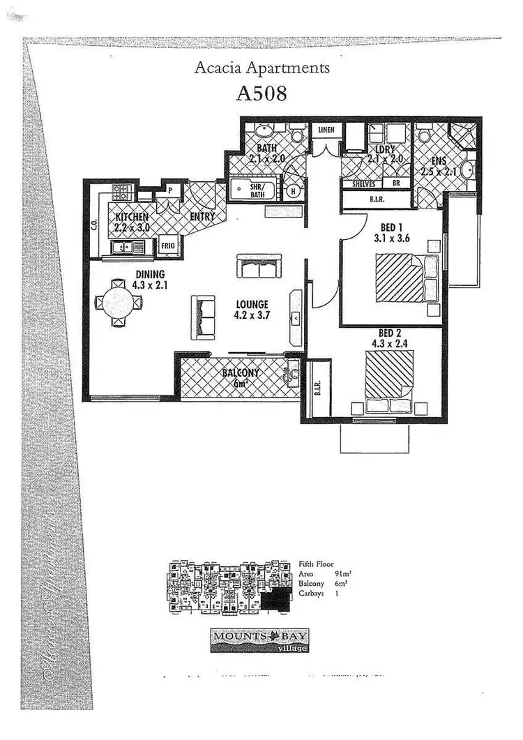 Floorplan of Homely apartment listing, 16/128 Mounts Bay Road, Perth WA 6000