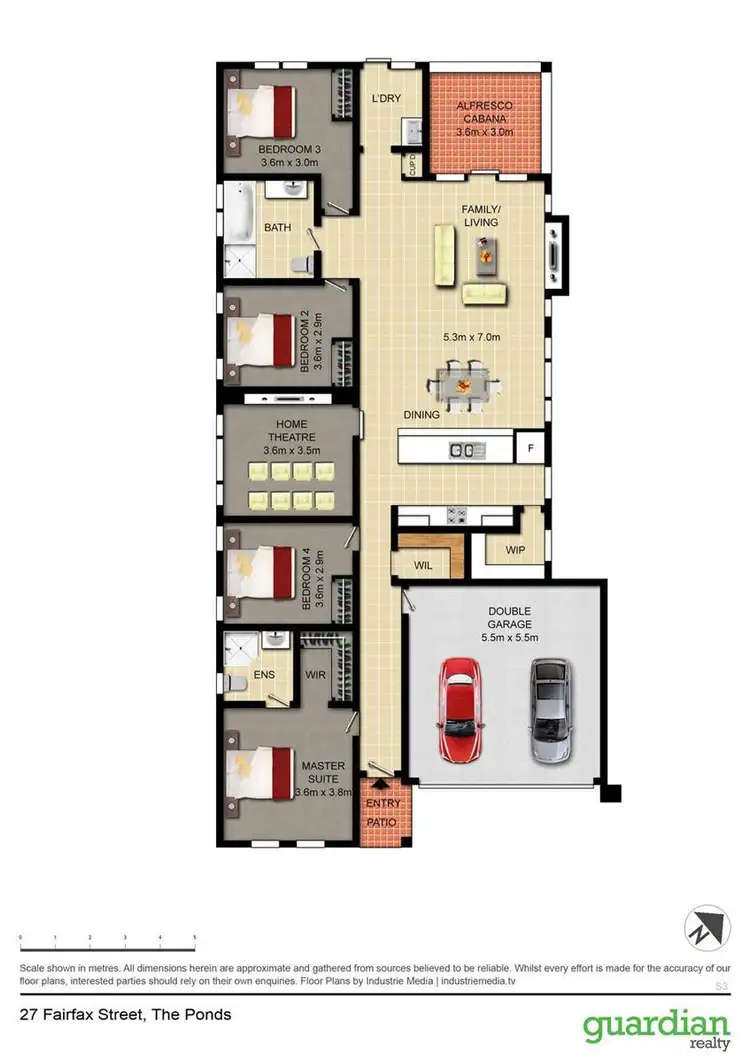 Floorplan of Homely house listing, 27 Fairfax Street, The Ponds NSW 2769