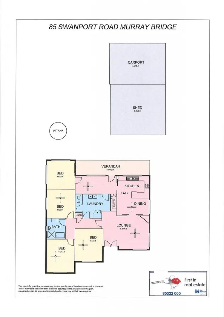 Floorplan of Homely house listing, 85 Swanport Road, Murray Bridge SA 5253