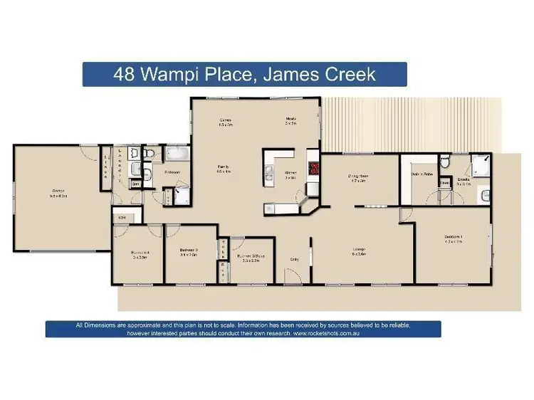 Floorplan of Homely rural property listing, 48 Wampi Place, James Creek NSW 2463