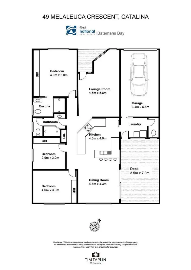 Floorplan of Homely house listing, 49 Melaleuca Crescent, Catalina NSW 2536