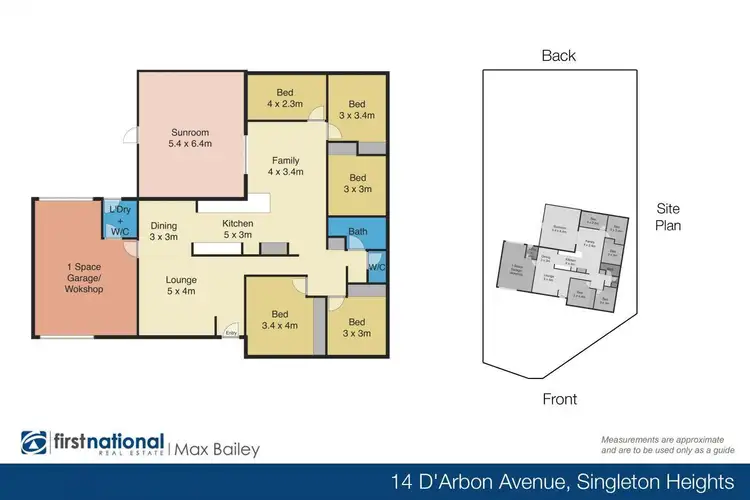 Floorplan of Homely house listing, 14 D'Arbon Avenue, Singleton NSW 2330