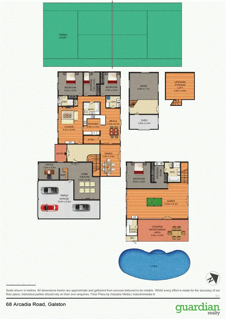 Floorplan of Homely house listing, 68 Arcadia Road, Galston NSW 2159
