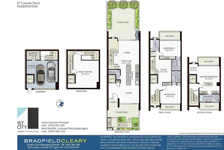 Floorplan of Homely house listing, 67 Cascade Street, Paddington NSW 2021