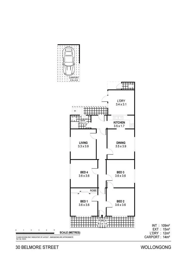 Floorplan of Homely house listing, 30 Belmore Street, Wollongong NSW 2500
