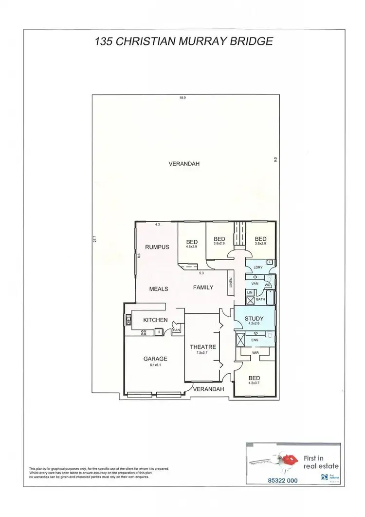 Floorplan of Homely house listing, 135 Christian Road, Murray Bridge SA 5253