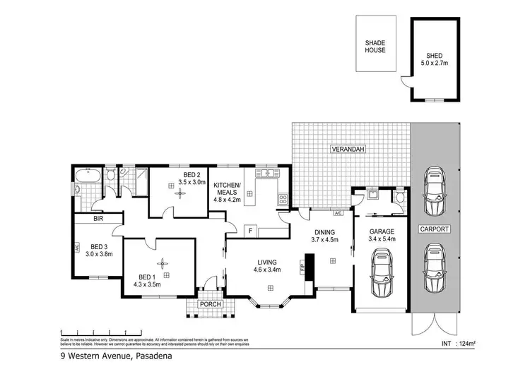 Floorplan of Homely house listing, 9 Western Avenue, Pasadena SA 5042