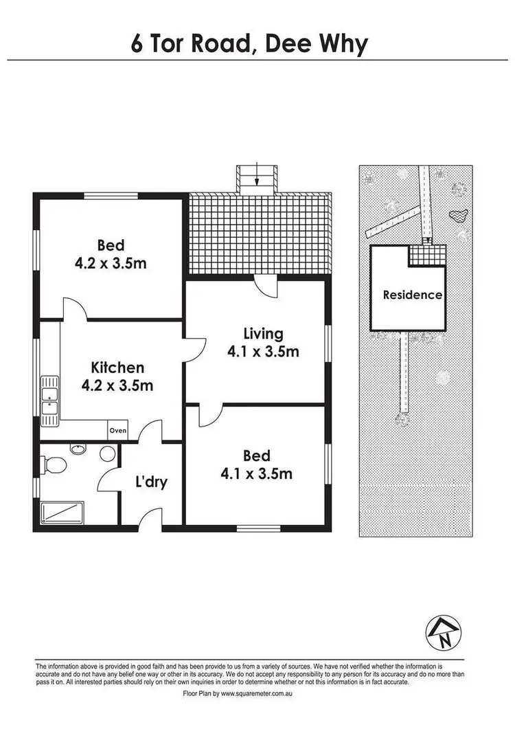 Floorplan of Homely house listing, 6 Tor Road, Dee Why NSW 2099