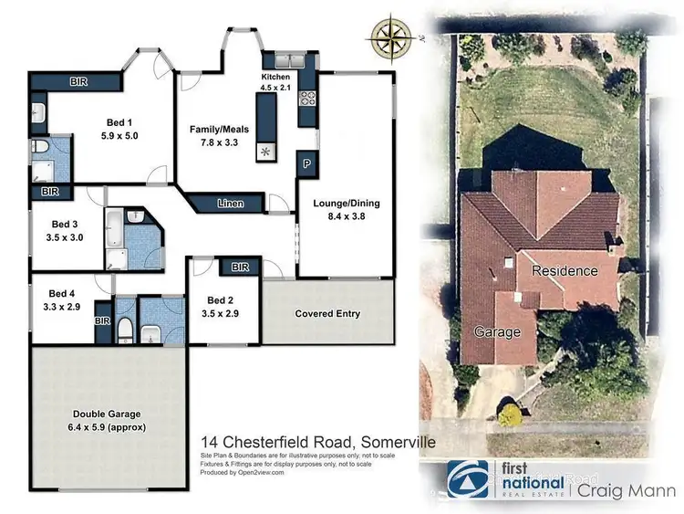 Floorplan of Homely house listing, 14 Chesterfield Road, Somerville VIC 3912