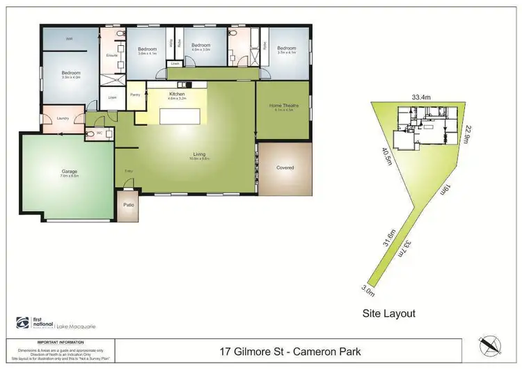 Floorplan of Homely house listing, 17 Gilmore Street, Cameron Park NSW 2285