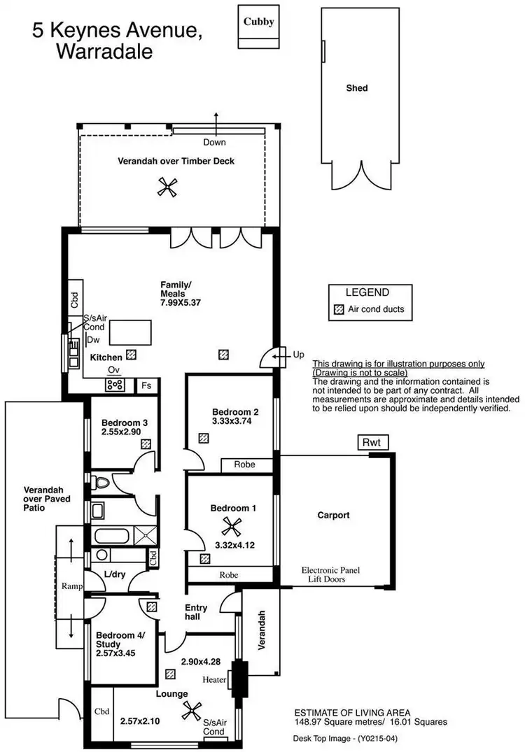 Floorplan of Homely house listing, 5 Keynes Avenue, Warradale SA 5046