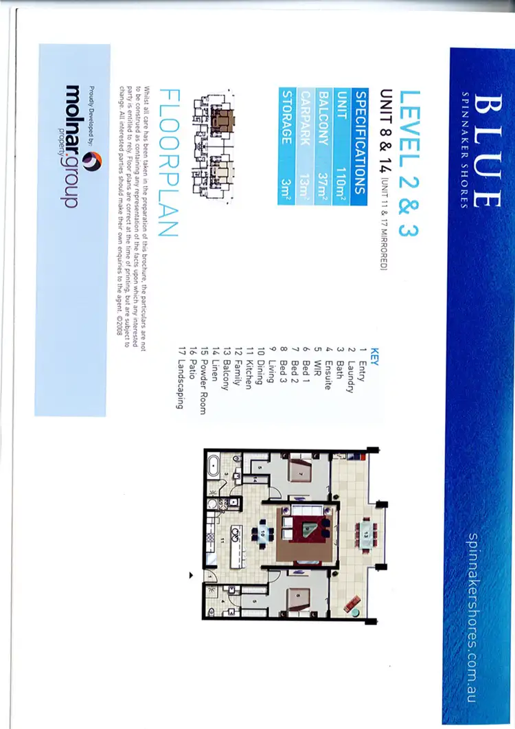 Floorplan of Homely unit listing, 8/8 Spinnaker Drive, Sandstone Point QLD 4511