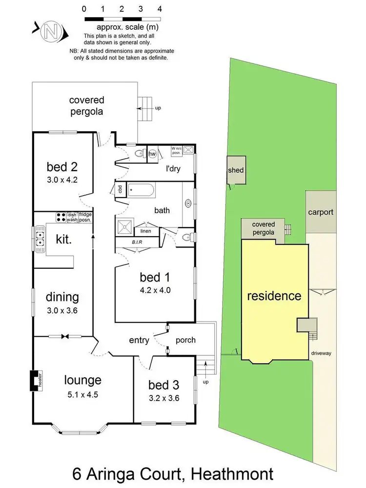 Floorplan of Homely house listing, 6 Aringa Court, Heathmont VIC 3135