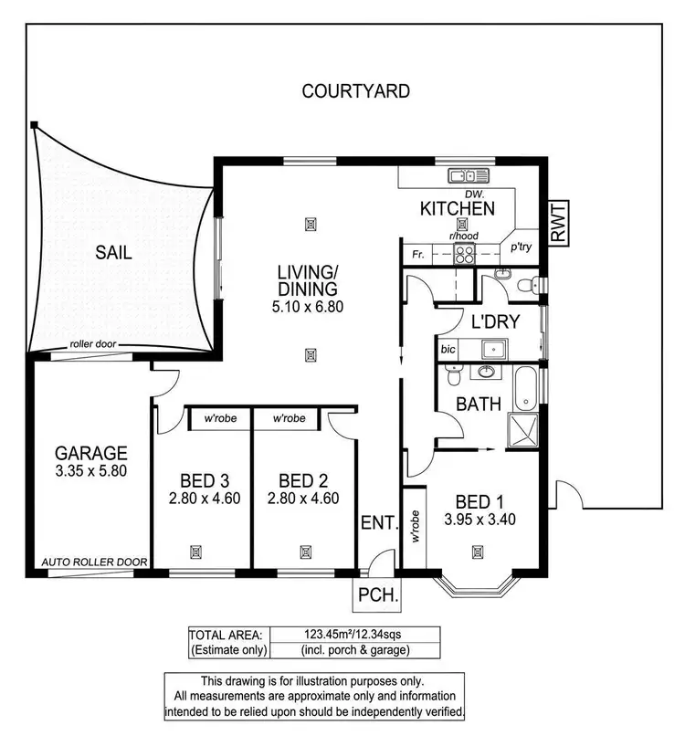 Floorplan of Homely house listing, 52 Gardiner Avenue, Warradale SA 5046