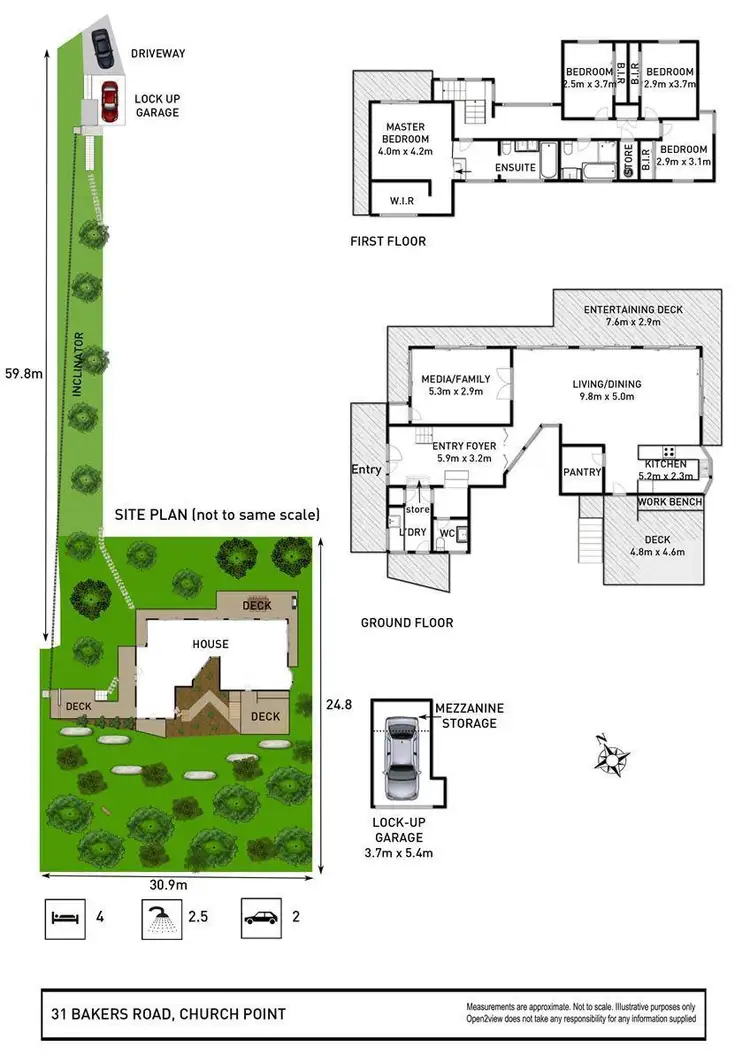 Floorplan of Homely house listing, 31 Bakers Road, Church Point NSW 2105