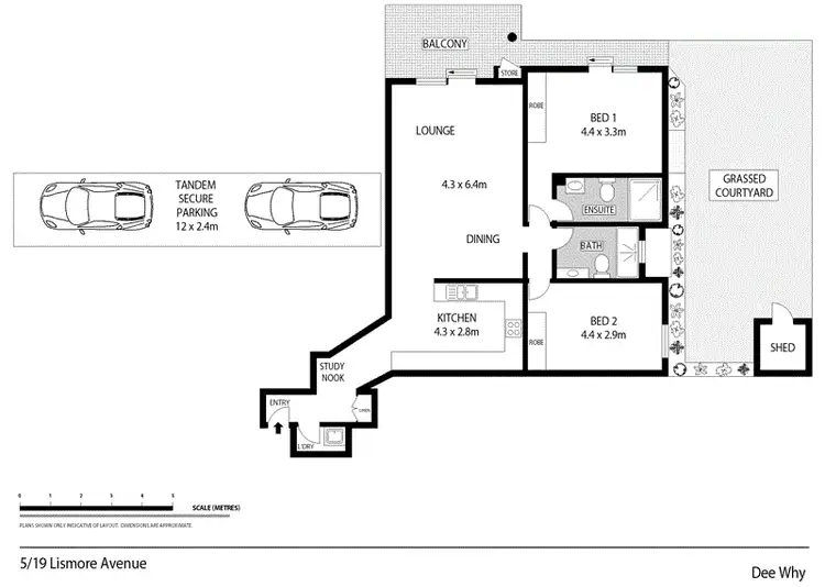 Floorplan of Homely unit listing, 5/19-21 Lismore Avenue, Dee Why NSW 2099