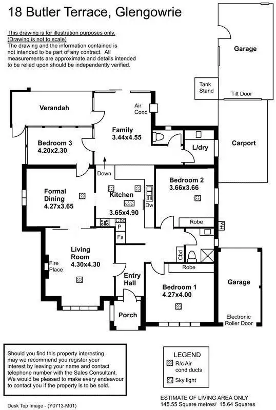 Floorplan of Homely house listing, 18 Butler Crescent, Glengowrie SA 5044