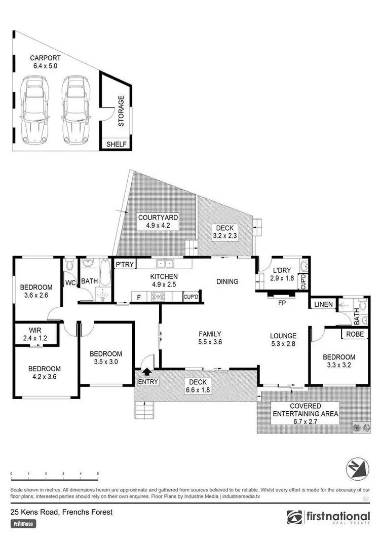 Floorplan of Homely house listing, 25 Kens Road, Frenchs Forest NSW 2086
