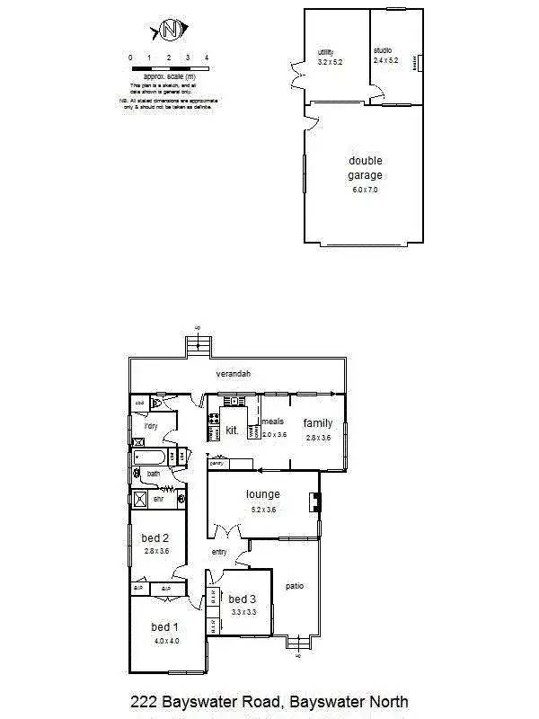 Floorplan of Homely house listing, 222 Bayswater Road, Bayswater North VIC 3153