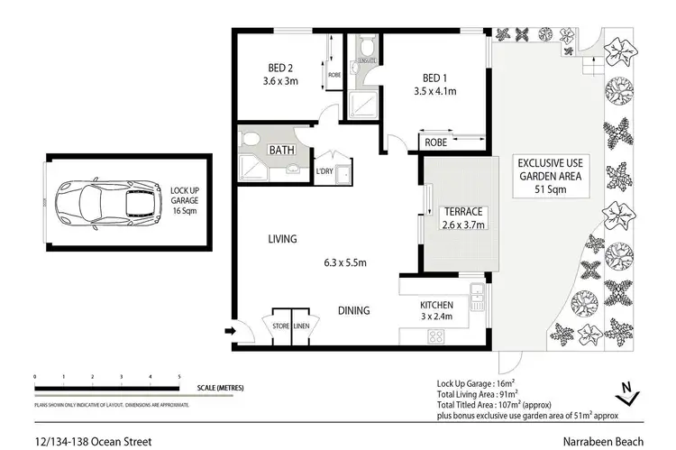 Floorplan of Homely unit listing, 12/134-138 Ocean Street, Narrabeen NSW 2101