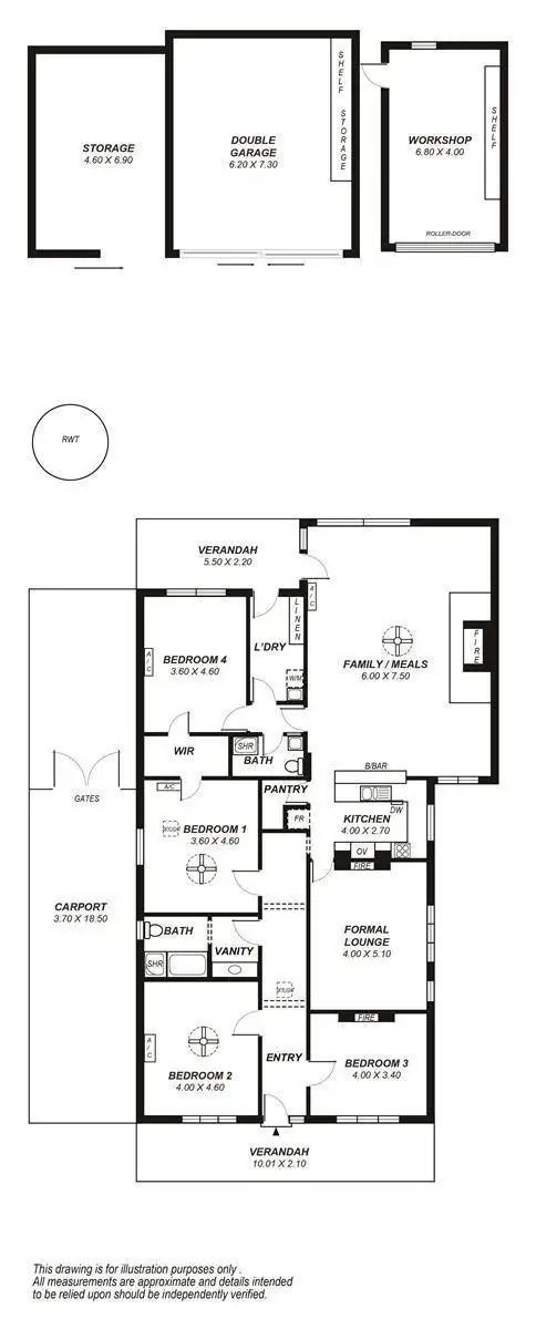 Floorplan of Homely house listing, 235 Cross Road, Cumberland Park SA 5041
