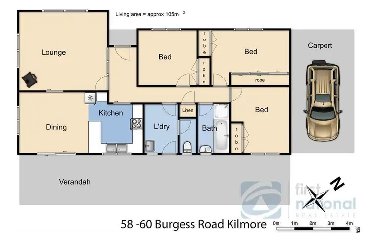 Floorplan of Homely house listing, 58-60 Burgess Road, Kilmore VIC 3764