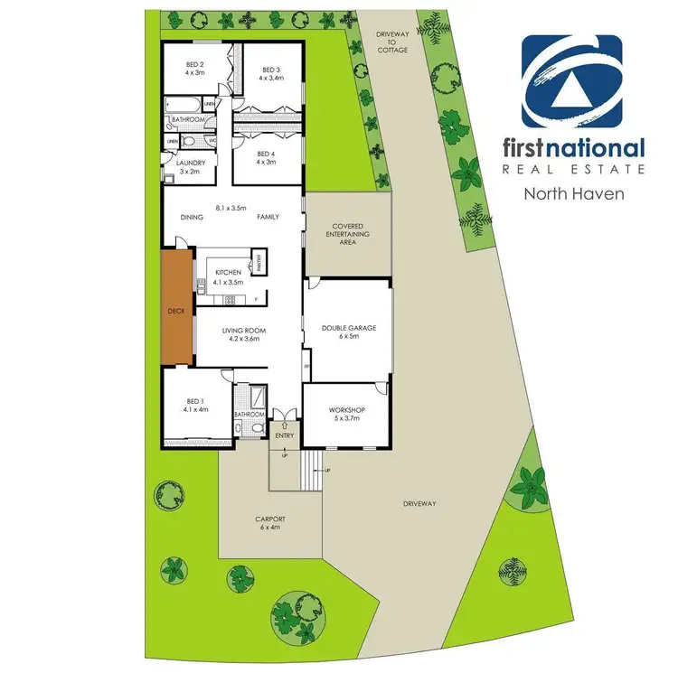 Floorplan of Homely house listing, 3 Tern Close, Laurieton NSW 2443