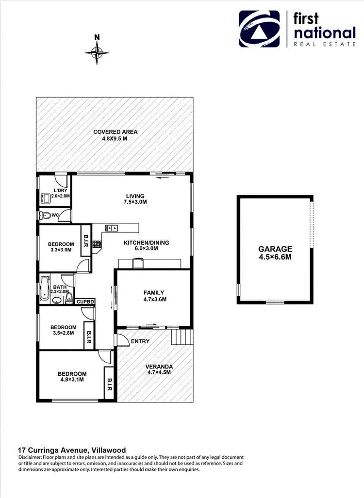 Floorplan of Homely house listing, 17 Curringa Street, Villawood NSW 2163