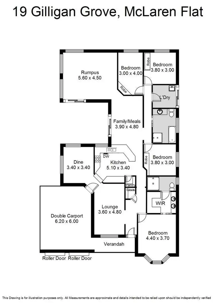 Floorplan of Homely house listing, 19 Gilligan Grove, Mclaren Flat SA 5171