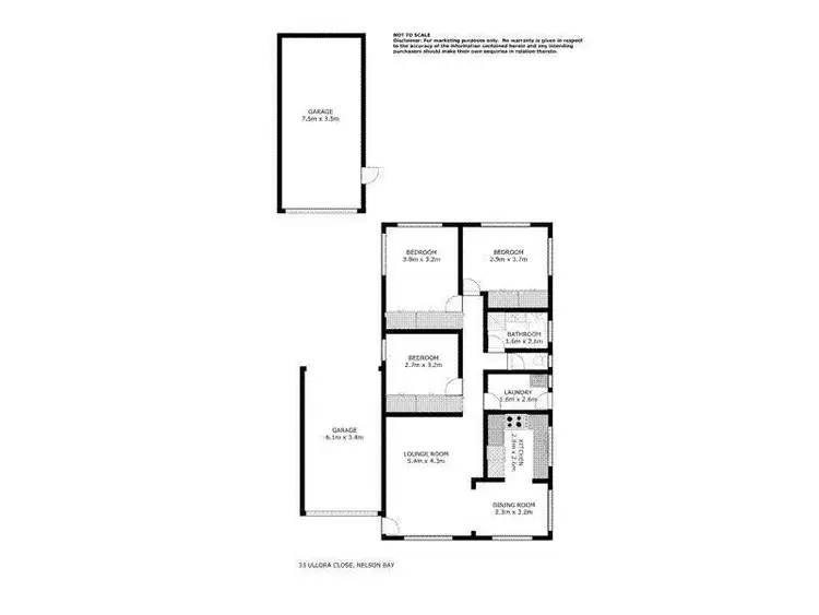 Floorplan of Homely house listing, 33 Ullora Road, Nelson Bay NSW 2315