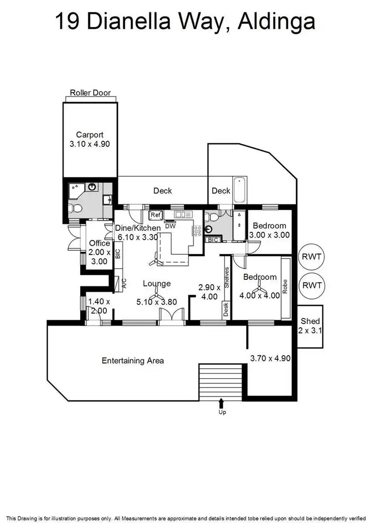Floorplan of Homely house listing, 19 Dianella Way, Aldinga SA 5173