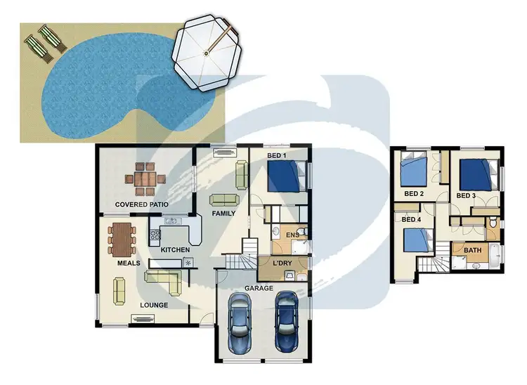Floorplan of Homely house listing, 47 Plateau Drive, Springwood QLD 4127