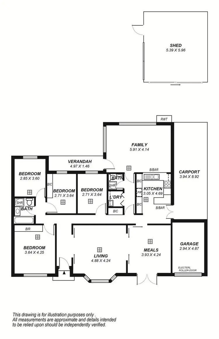 Floorplan of Homely house listing, 6 Garwood Street, Hawthorn SA 5062