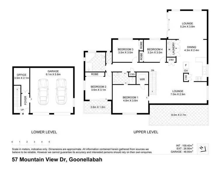 Floorplan of Homely house listing, 57 Mountain View Drive, Goonellabah NSW 2480