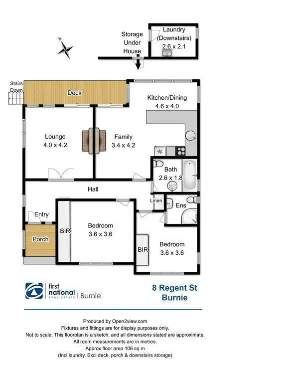 Floorplan of Homely house listing, 8 Regent Street, Burnie TAS 7320