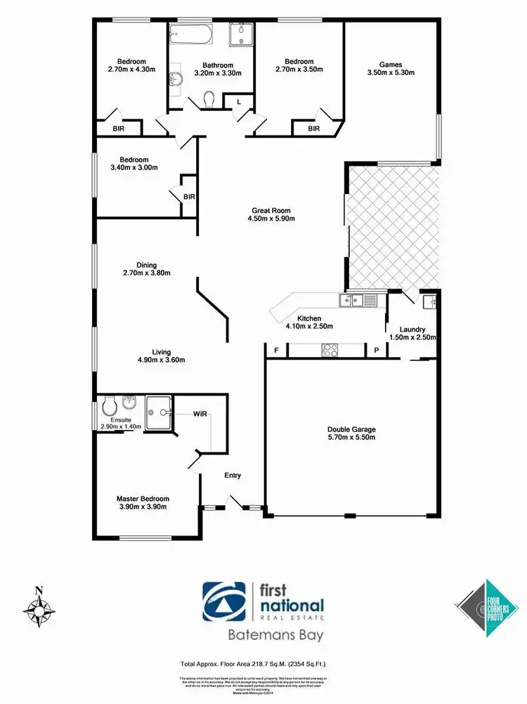 Floorplan of Homely house listing, 5 Stuart Place, Sunshine Bay NSW 2536