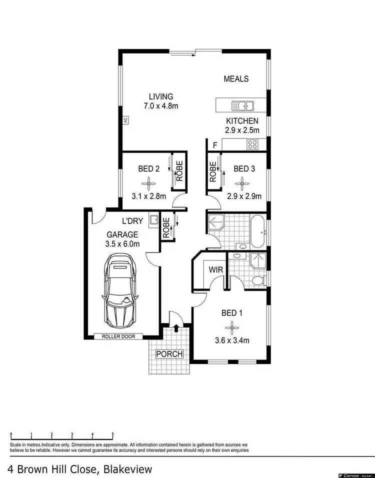 Floorplan of Homely house listing, 4 Brown Hill Close, Blakeview SA 5114