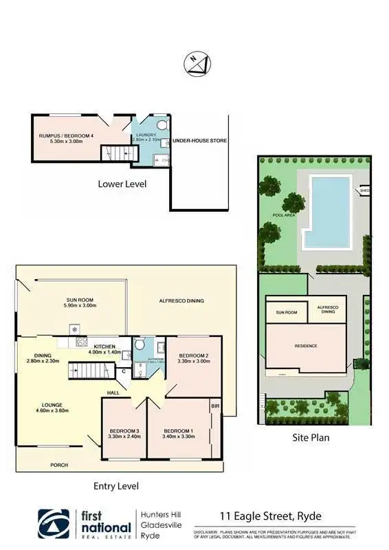 Floorplan of Homely house listing, 11 Eagle Street, Ryde NSW 2112