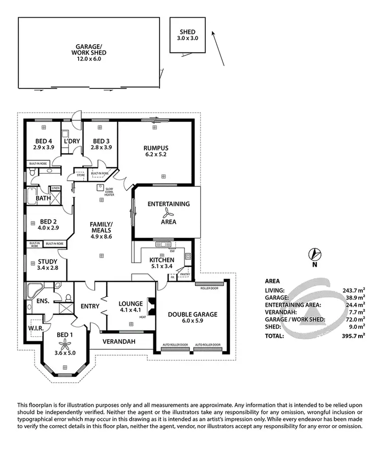 Floorplan of Homely house listing, 8 Atlantic Road, Mount Barker SA 5251