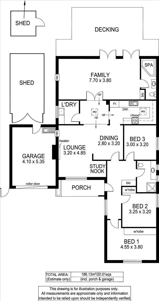 Floorplan of Homely house listing, 23 Railway Terrace, Hove SA 5048