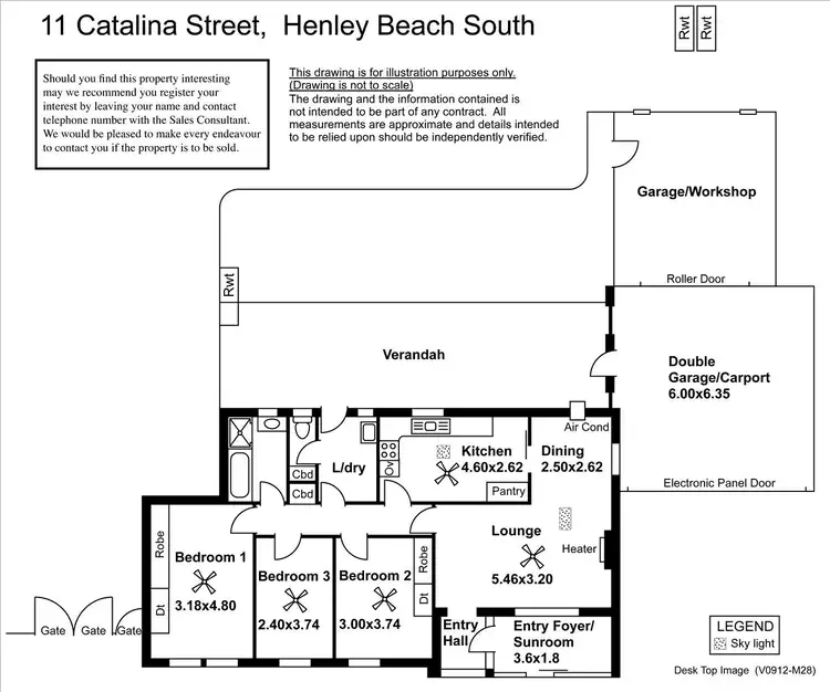 Floorplan of Homely house listing, 11 Catalina Street, Henley Beach South SA 5022