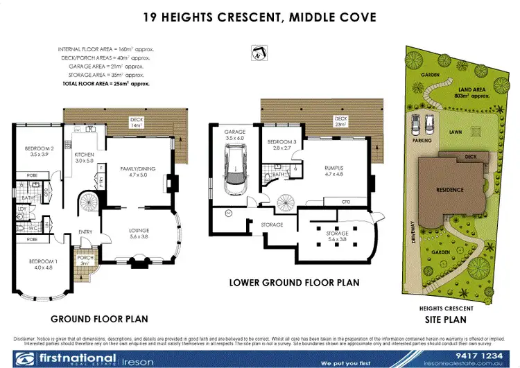 Floorplan of Homely house listing, 19 Heights Crescent, Middle Cove NSW 2068