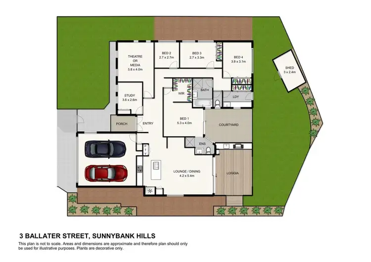Floorplan of Homely house listing, 3 Ballater Street, Sunnybank Hills QLD 4109